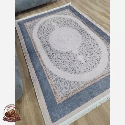 فرشینه مدرن مستطیل رویه مخمل هازان ترک کد 201 — تصویر ۴