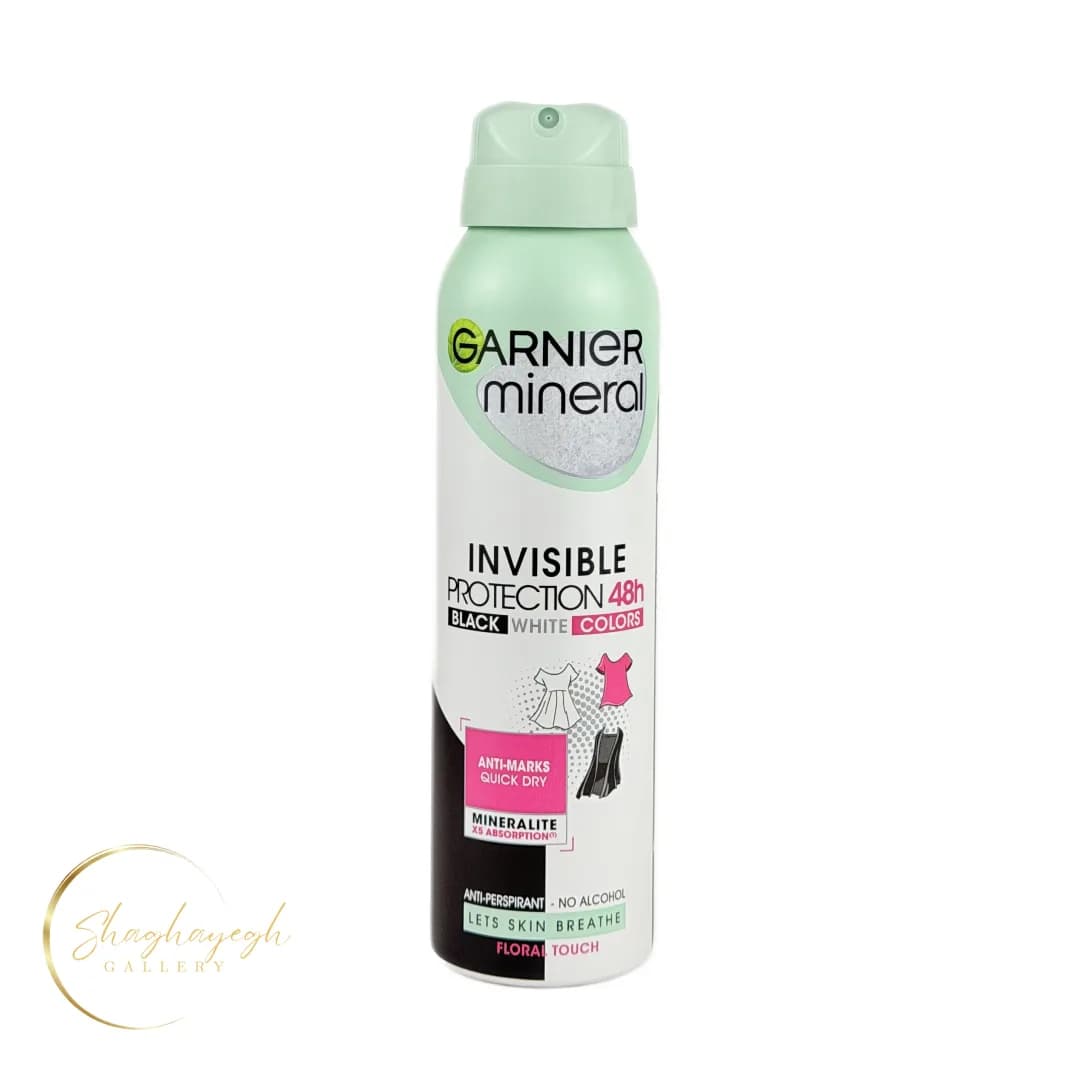 اسپری ضدتعریق Invisible Protection Floral Touch گارنیر ۱۵۰ میل