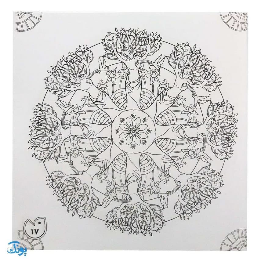 کتاب کار هنر ماندالا برای کودکان ۳:سطح سخت — تصویر ۷