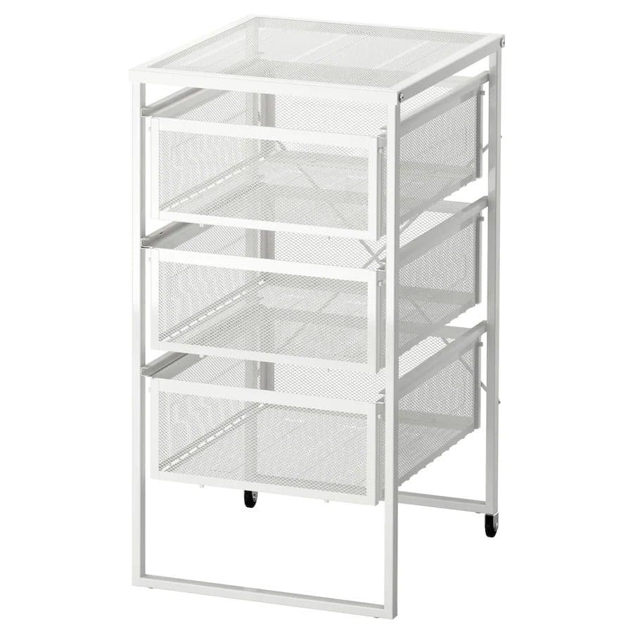 دراور فلزی سفید ایکیا IKEA-LENNART
