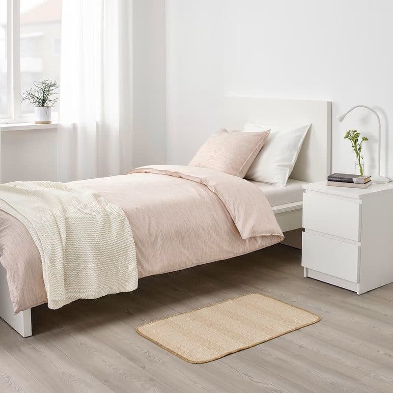 پادری گلیم صورتی 50×80 سانتیمتر ایکیا IKEA-KLEJS — تصویر ۲