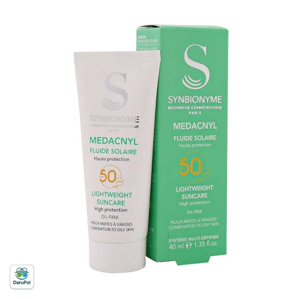 فلوئید ضدآفتاب مداکنیل سین بیونیم SPF50 مناسب پوست مختلط تا چرب — تصویر ۲