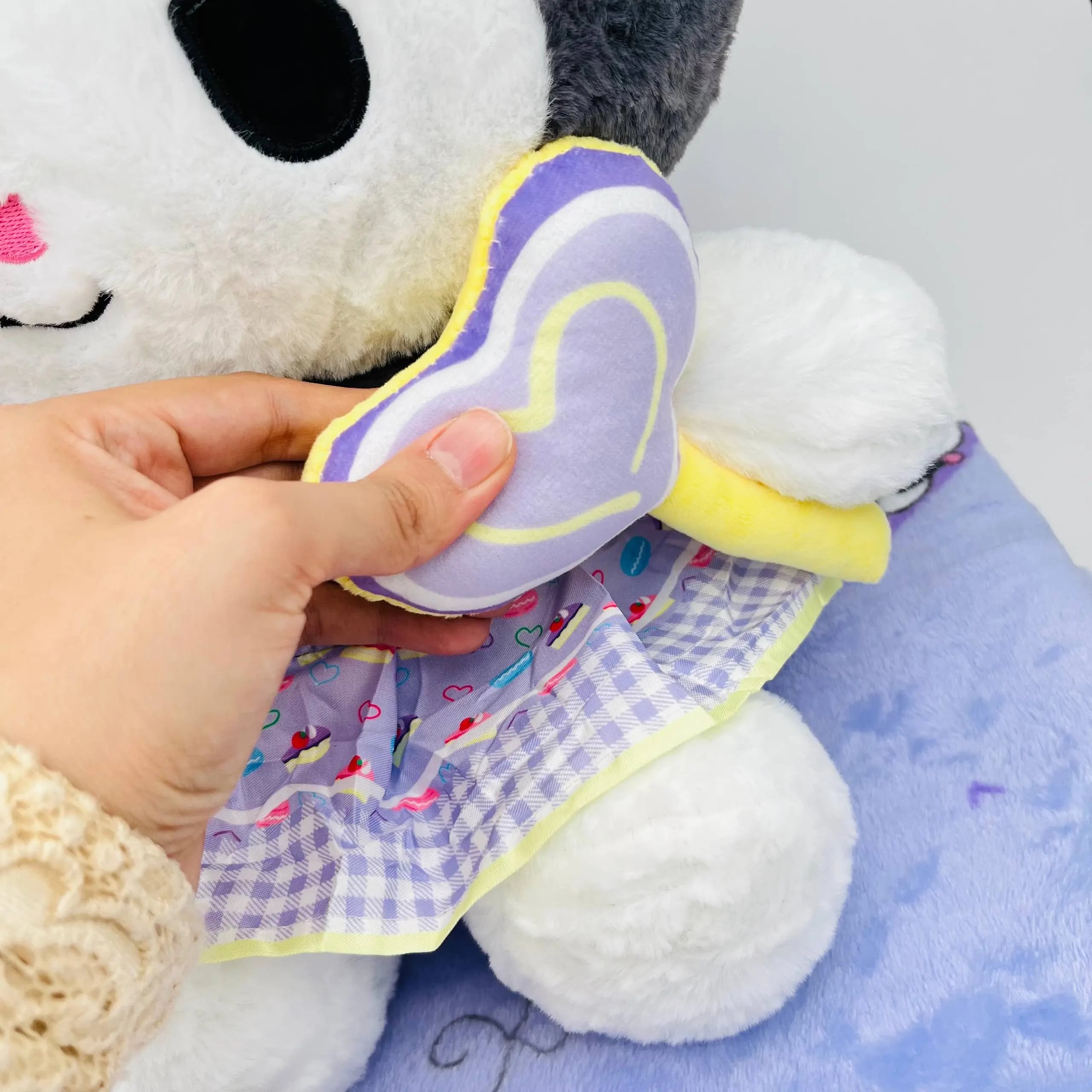 عروسک پتو بالشتی کرومی آبنباتی کد 939 — تصویر ۶