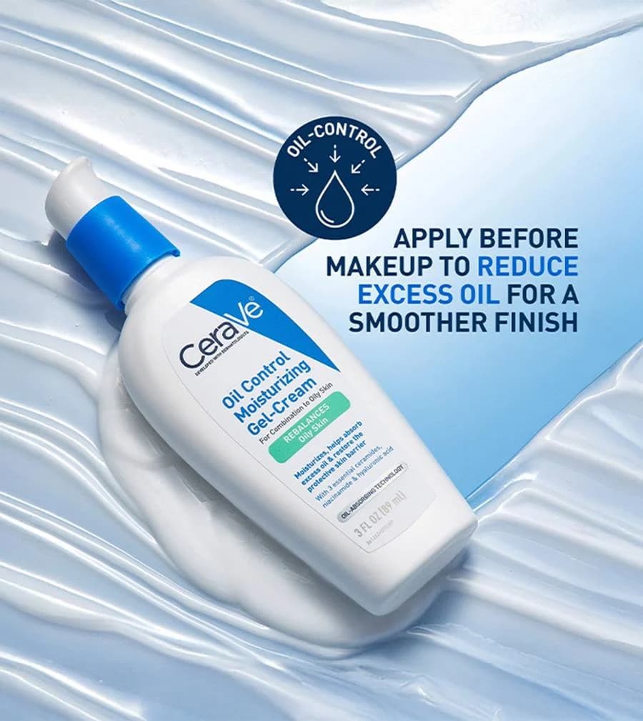 ژل کرم آبرسان کنترل چربی سراوی CeraVe Oil Control Moisturizing Gel-Cream — تصویر ۳