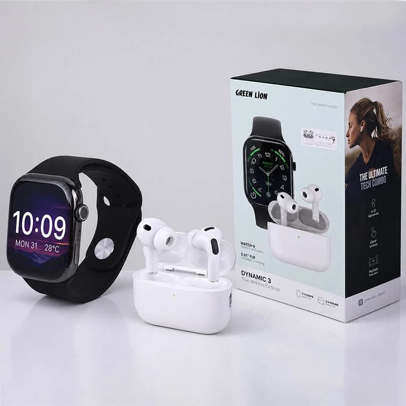 پکیج ساعت هوشمند و هندزفری بلوتوثی گرین لاین Dynamic 3 GNDYN3SWBUD — تصویر ۸