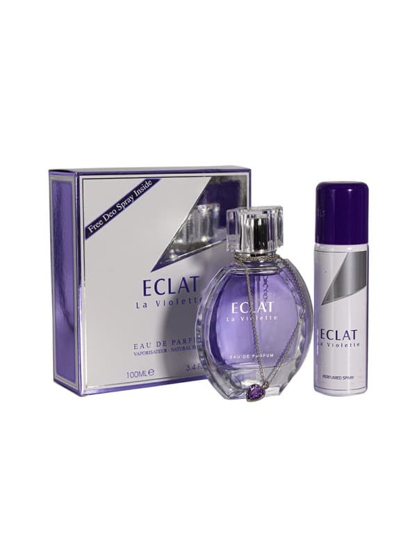 ادو پرفیوم زنانه فراگرنس ورد مدل اکلت لا ویولت Eclat La Violette حجم 100 میلی‌لیتر + اسپری رایگان