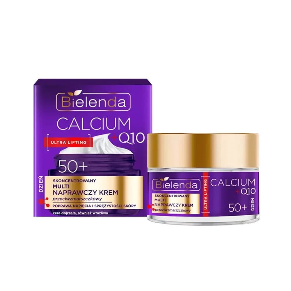 کرم روز مولتی ترمیم کننده و ضدچروک بالای 50 سال کلسیم +Q10 بی یلندا