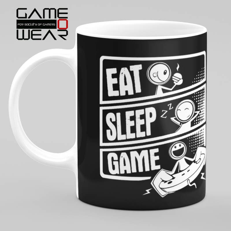 ماگ طرح گیمر-EAT.SLEEP.GAME