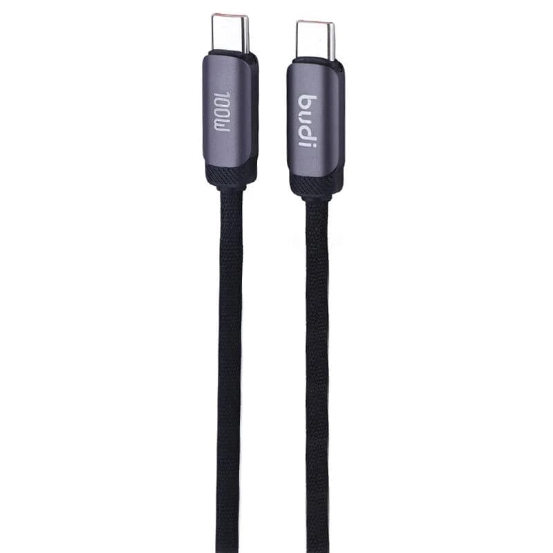 کابل دو سر تایپ سی فست شارژ 100 وات بودی DC266TT12 طول 1.2 متر — تصویر ۲