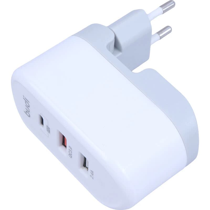 شارژر دیواری 20 وات بودی M8J315TE PD QC3 2.4A — تصویر ۴