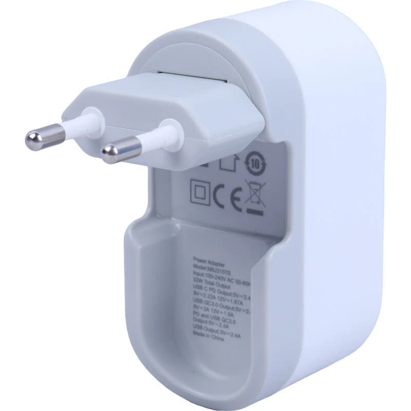 شارژر دیواری 20 وات بودی M8J315TE PD QC3 2.4A — تصویر ۵