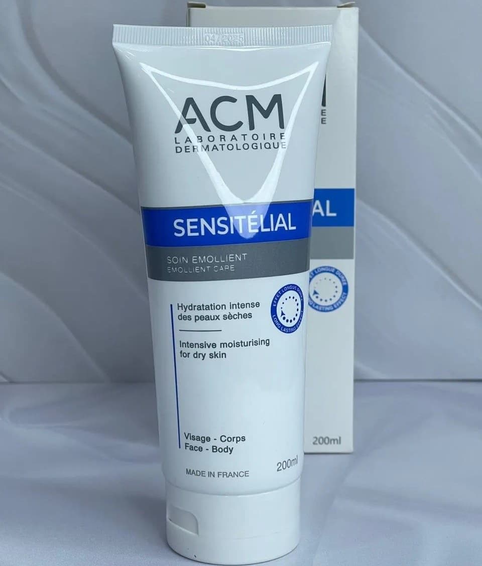 ژل شستشوی صورت و بدن پوست خشک ای سی ام ACM Sensitelial کد 1760 — تصویر ۴