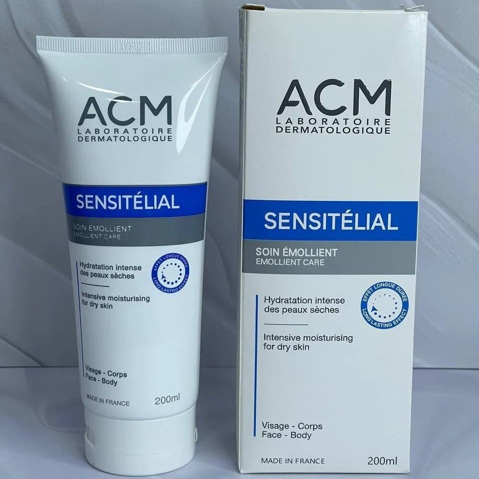 ژل شستشوی صورت و بدن پوست خشک ای سی ام ACM Sensitelial کد 1760 — تصویر ۳