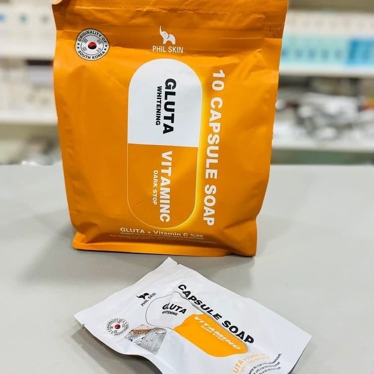 صابون شستشو جوان کننده صورت و بدن فیل اسکین مدل Capsule کد 1757 — تصویر ۳