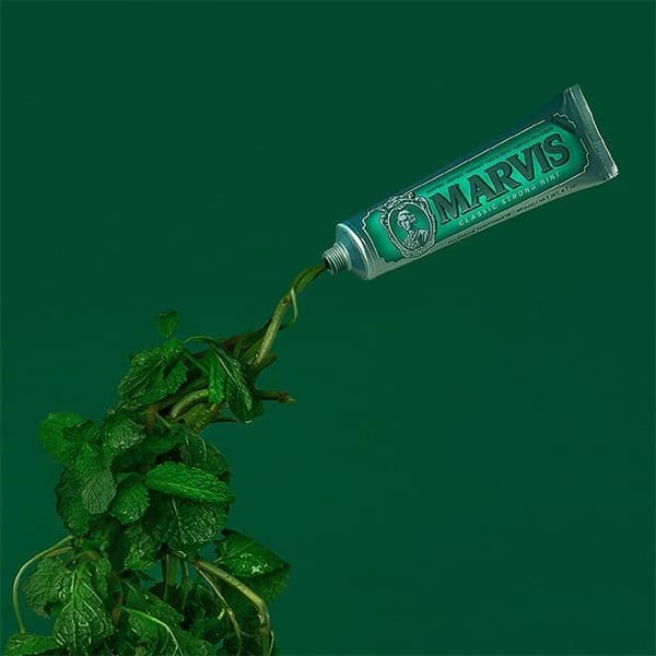 خمیر دندان سفید کننده مارویس مدل CLASSIC STRONG MINT حجم 85ml کد 3009 — تصویر ۴