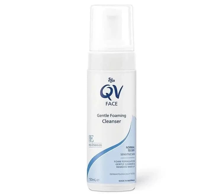 فوم شستشو صورت کیووی مدل Gentle cleanser حجم 150 میلی لیتر کد 1751