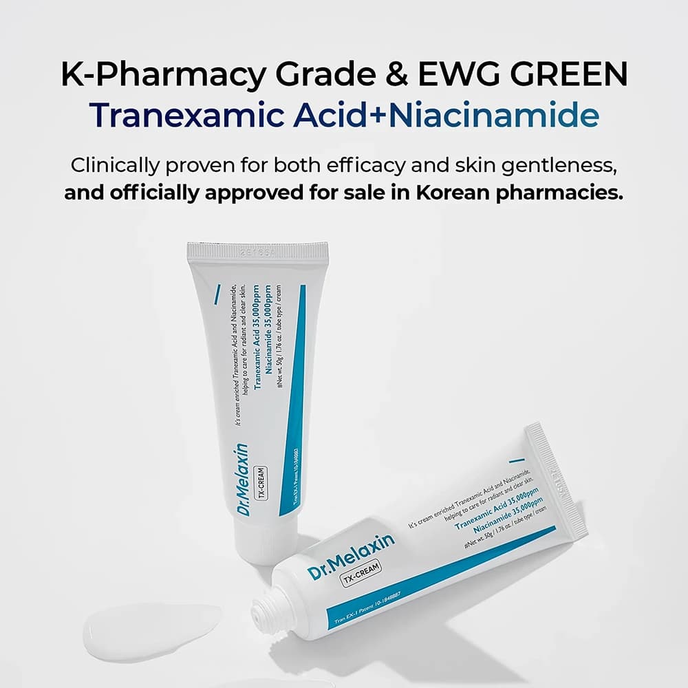 کرم ضد لک و روشن کننده ترانگزامیک اسید دکتر ملاکسین مدل TX-Cream — تصویر ۳