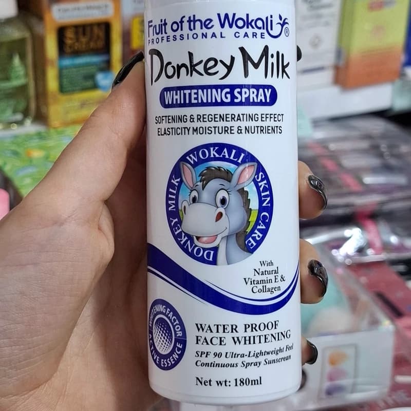 اسپری سفید کننده شیر الاغ حجم 180ml وکالی کد 1747 — تصویر ۵