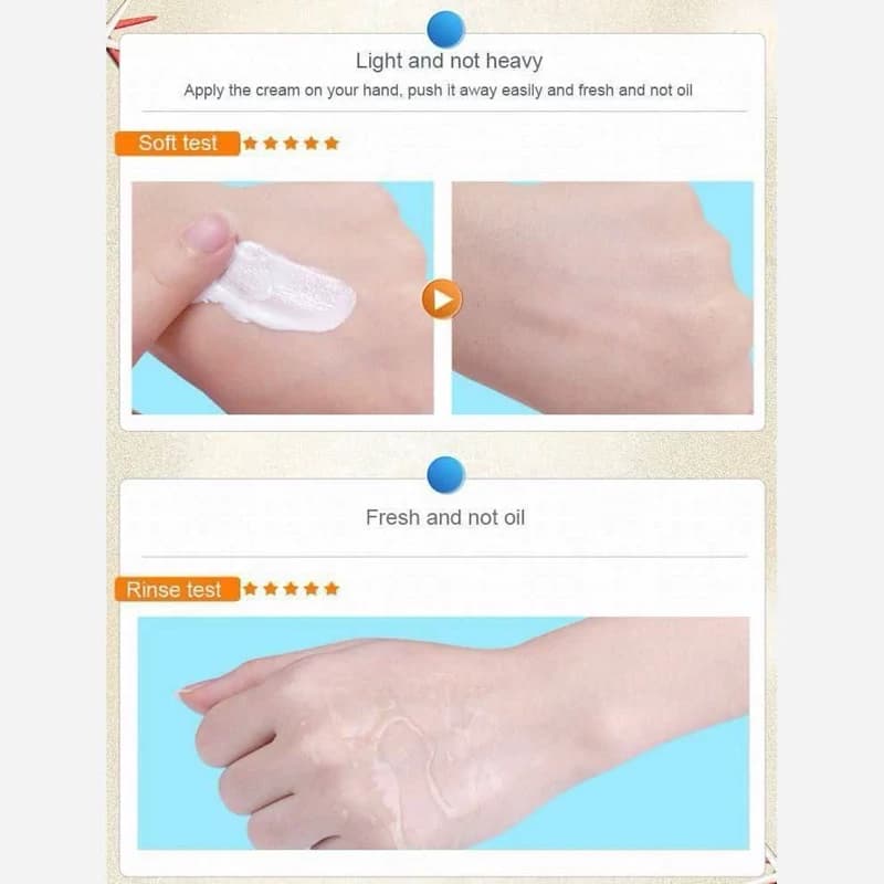 کرم ضد آفتاب بدون رنگ SPF50 مدل Protective حجم 45 میلی‌ لیتر کد 1745 — تصویر ۶