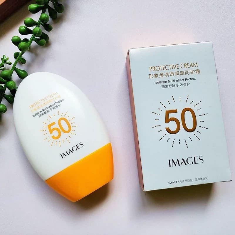 کرم ضد آفتاب بدون رنگ SPF50 مدل Protective حجم 45 میلی‌ لیتر کد 1745 — تصویر ۳