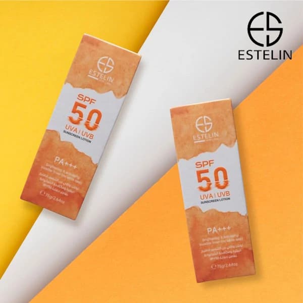 لوسیون ضد آفتاب روشن کننده و جوانساز استلین SPF 50 حجم 75 گرم کد 1724 — تصویر ۶