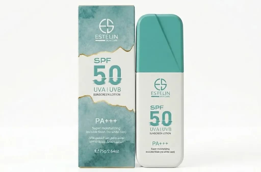 ضد آفتاب لوسیون استلین SPF50 مرطوب کننده انواع پوست 75 گرم کد 1722