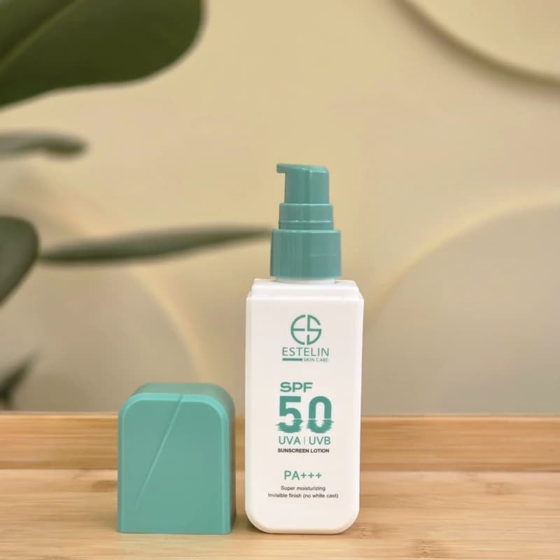 ضد آفتاب لوسیون استلین SPF50 مرطوب کننده انواع پوست 75 گرم کد 1722 — تصویر ۲