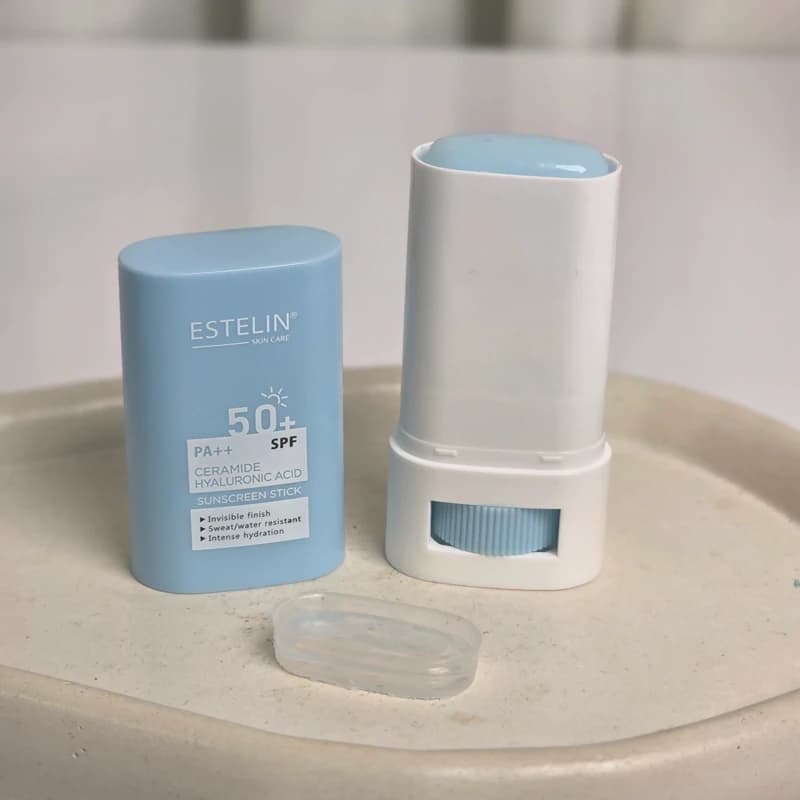 ضد آفتاب استیکی استلین SPF 50 حاوی هیالورونیک اسید و سرامید 20 گرم کد 1718 — تصویر ۵