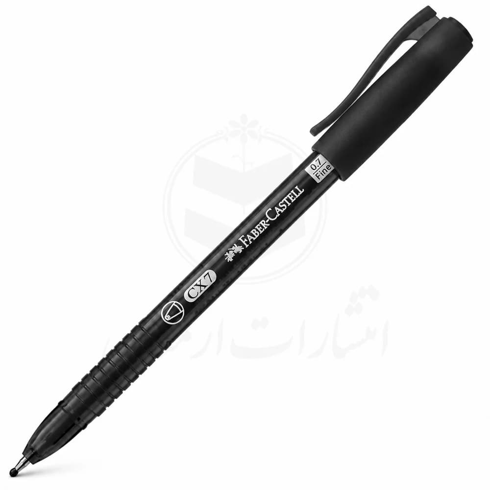 خودکار 0.7 فابرکاستل Faber Castell مدل CX7 رنگ مشکی