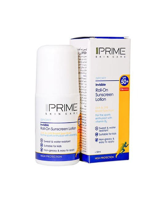 لوسیون ضد آفتاب رول آن +SPF50 پریم 50 میلی لیتر