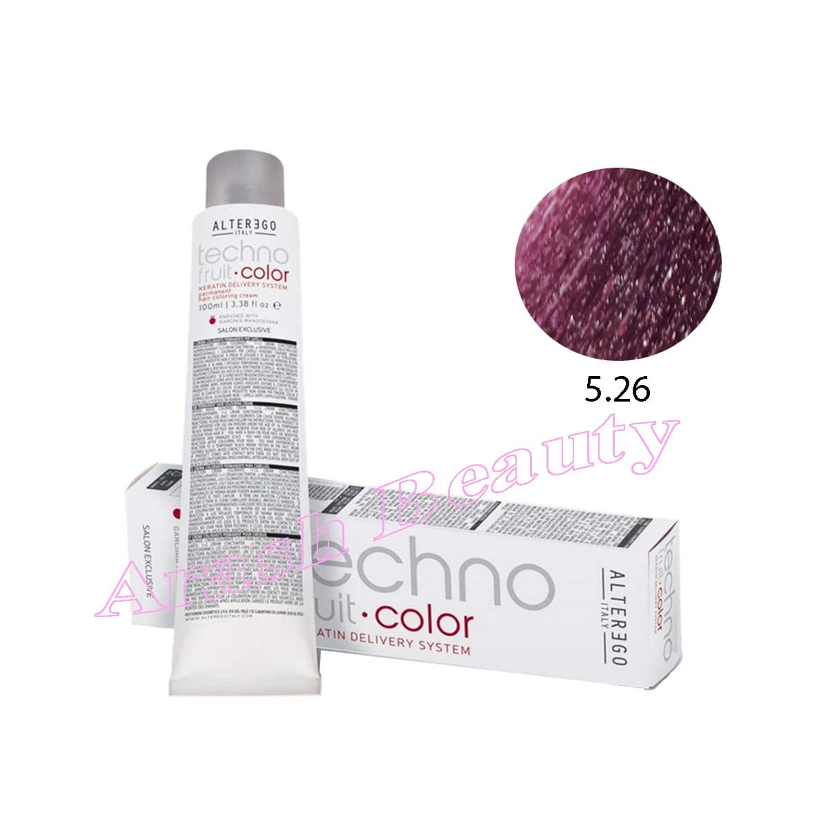 رنگ مو تکنو آلترگو 5.26 بلوطی قرمز آی ریش روشن Alterego Techno