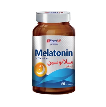 قرص ملاتونین و ال تئانین برند رزاویت 60 عددی