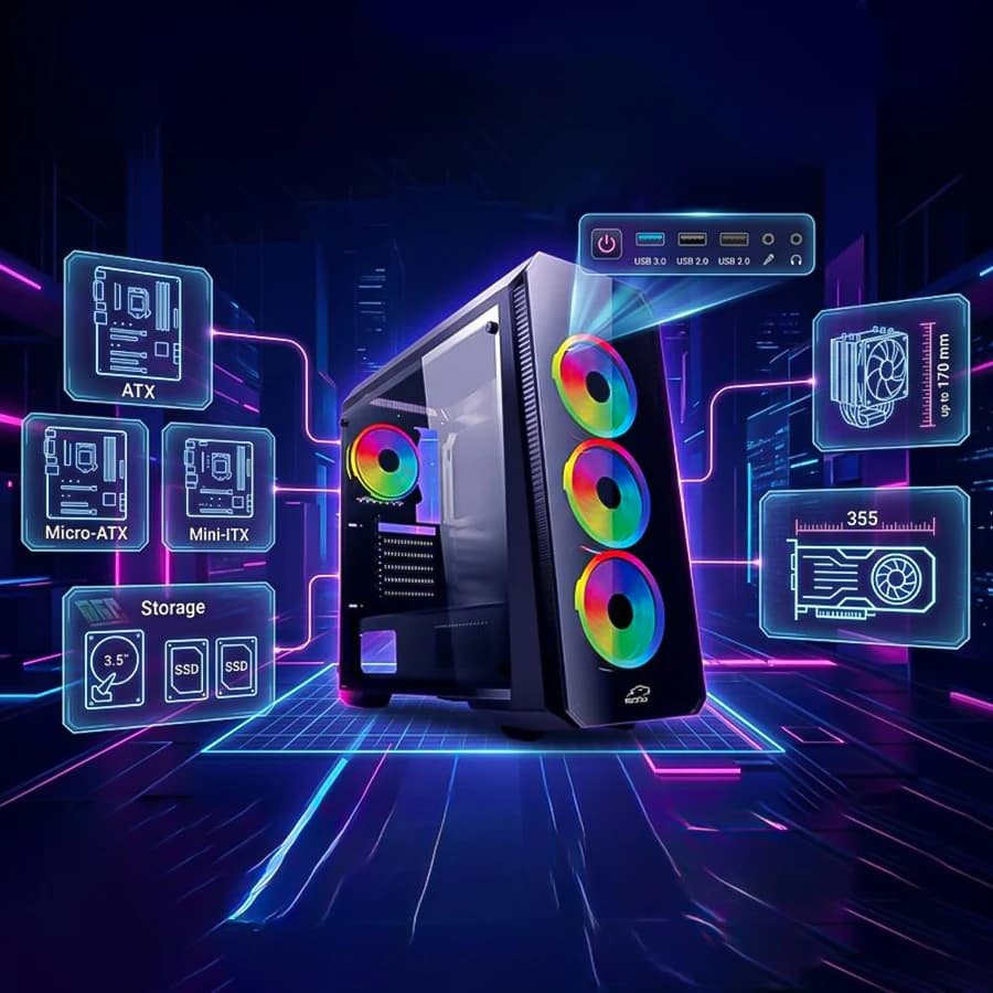کیس گیمینگ تسکو TSCO GC 4490 — تصویر ۳