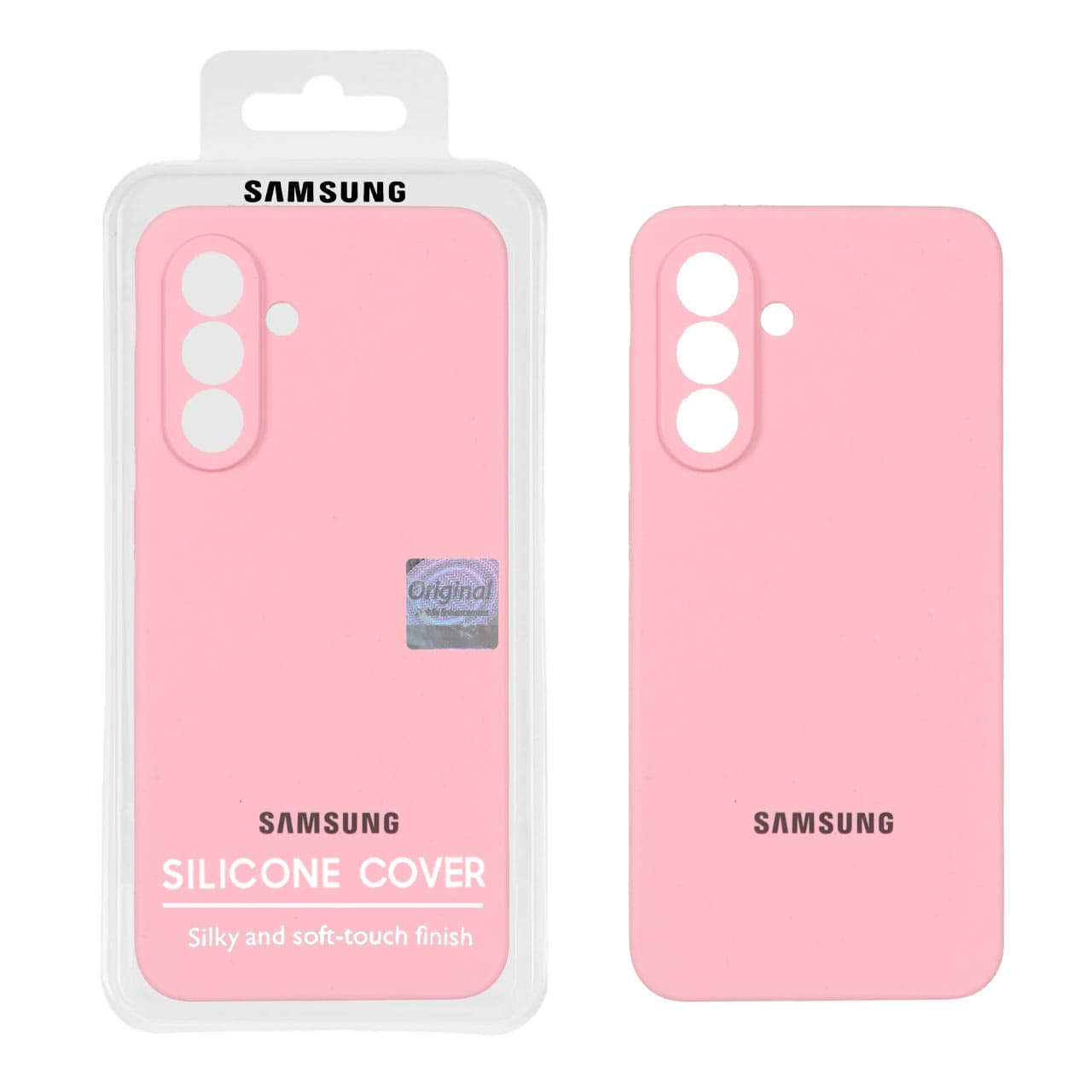 قاب سیلیکونی پاک کنی اورجینال Master Quality مدل Samsung Galaxy A37 / A56 / A36 – صورتی (پک دار)