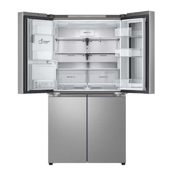 یخچال فریزر ساید بای ساید ۵ درب ال جی اینستاویو مدل GR-X34FRLRL نقره‌ای استیل — تصویر ۴