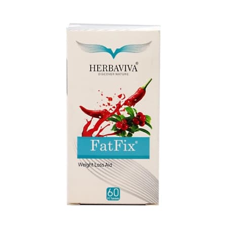 قرص فت فیکس Fat fix برند هرباویوا 60 عددی