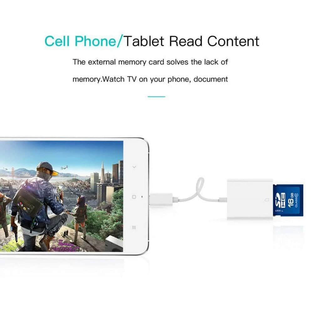 آداپتور Type C کارت خوان رم SD — تصویر ۲