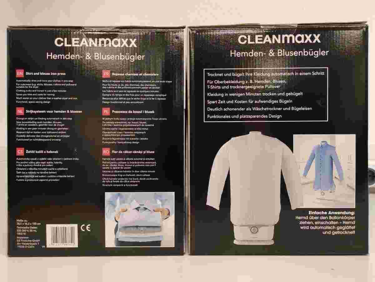 اتو ایستاده و خشک کن کلین مکس آلمان CleanMAXX — تصویر ۳