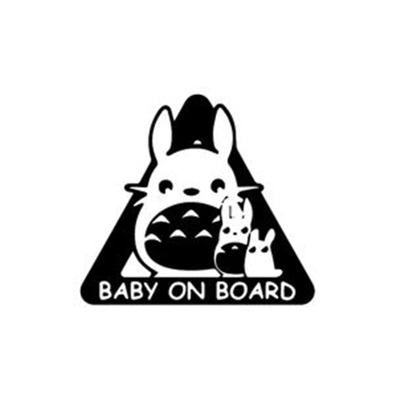 برچسب خودرو طرح baby on board کد 5030