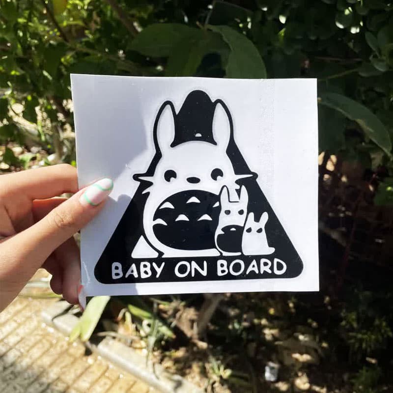 برچسب خودرو طرح baby on board کد 5030 — تصویر ۴