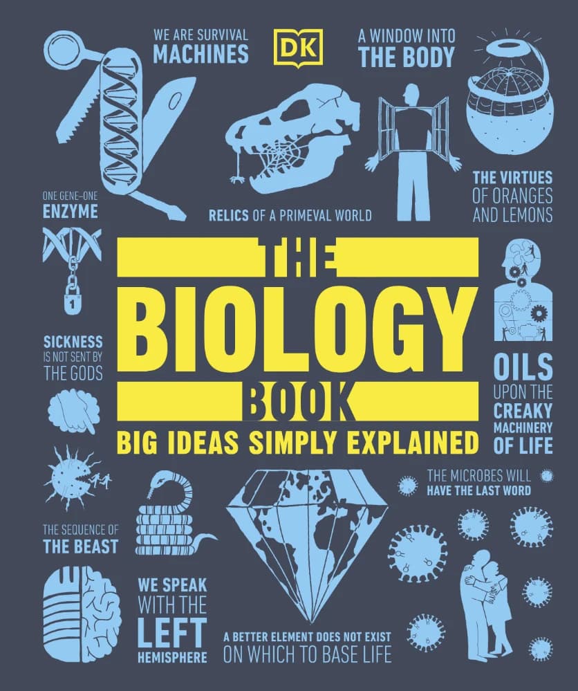 کتاب The Biology Book (کتاب زیست‌شناسی) نسخه انگلیسی PDF | دی‌کی