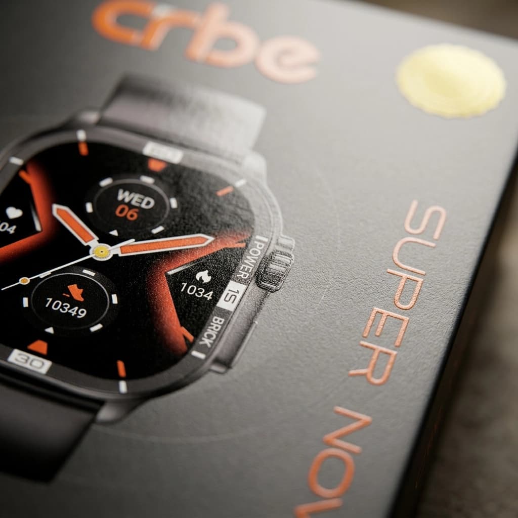ساعت هوشمندکربی مدل CRBE Super Nova صفحه نمایش 2.06 اینچ AMOLED — تصویر ۵
