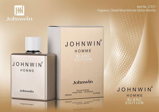 ادکلن مردانه شنل الور هوم ادیشن بلانش جانوین (Johnwin Chanel Allure Homme Edition Blanche) حجم 100 میل