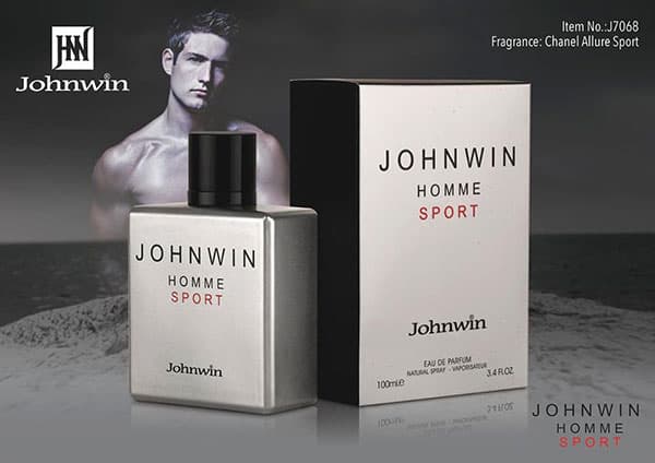 ادکلن مردانه شنل الور هوم اسپرت جانوین – جکوینز ( Jackwins – Johnwin Chanel Allure Homme Sport) حجم 100 میل