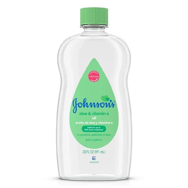روغن بدن کودک جانسون آلوورا حجم 300 میلی