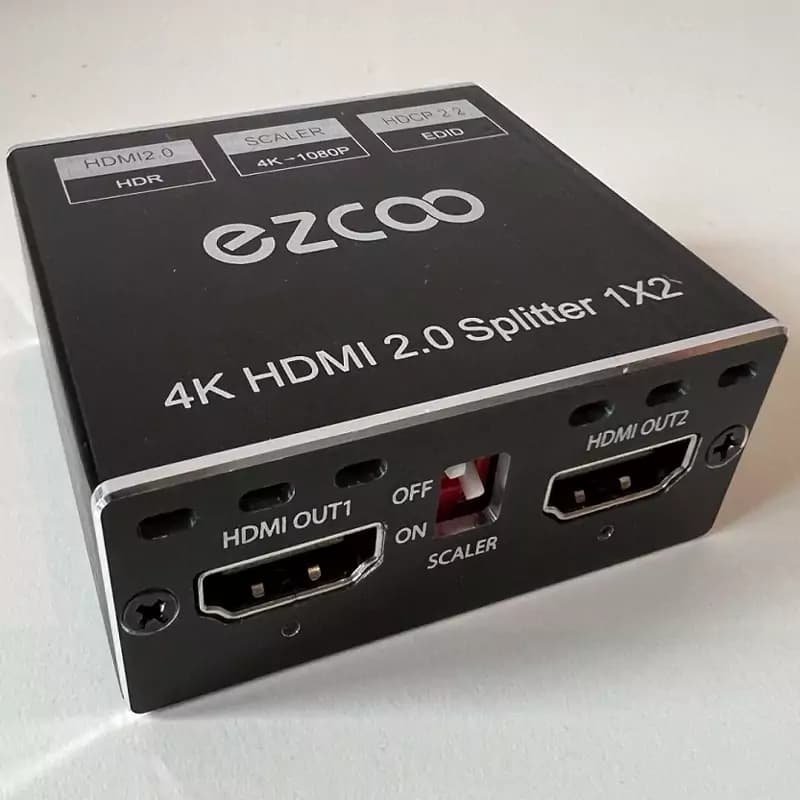اسپلیتر 1به2 HDMI 4K ورژن 2.0 برند ezcoo — تصویر ۵