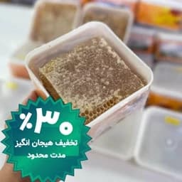 عسل طبیعی چهل گیاه باموم سبلان( یک کیلویی) — تصویر ۲