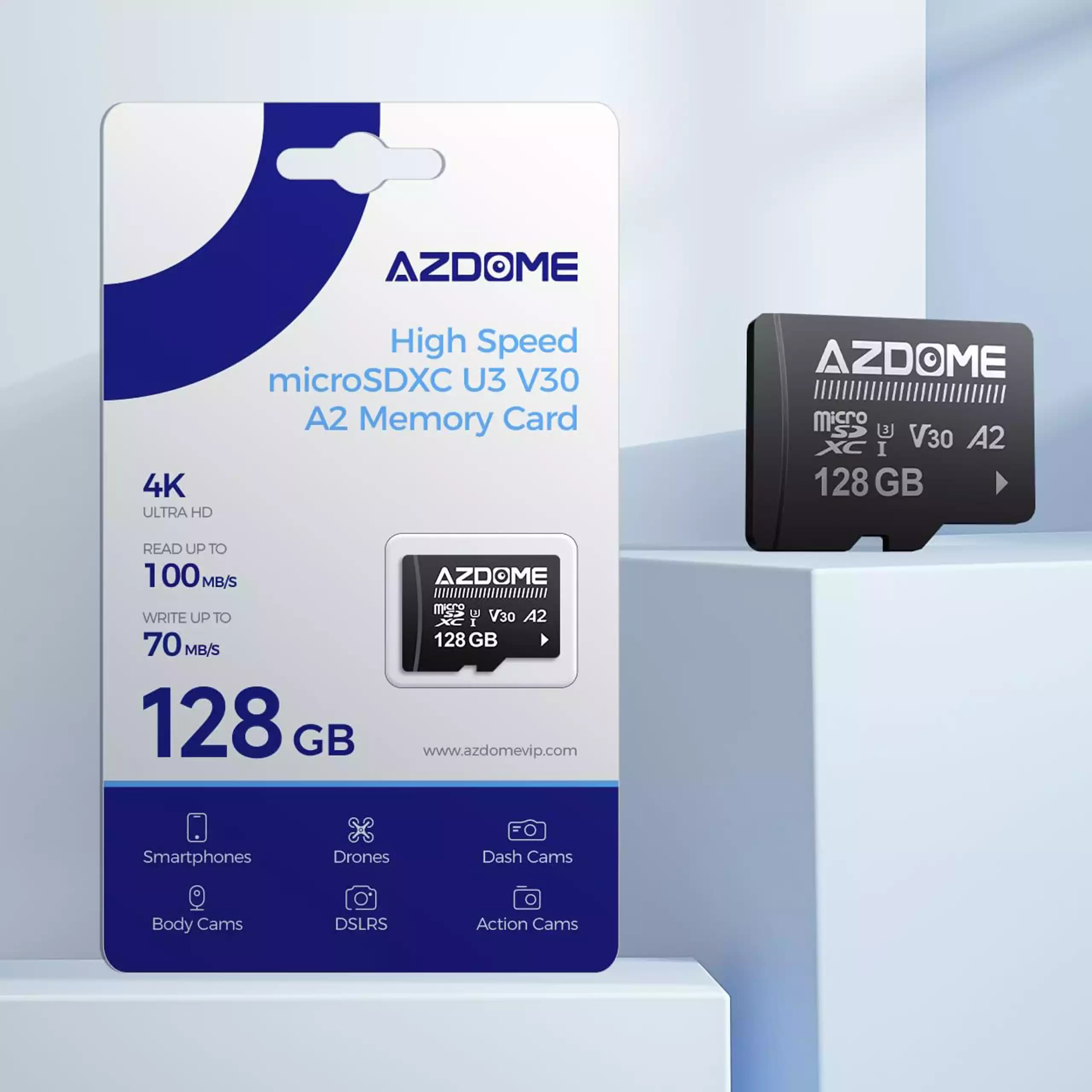 کارت حافظه دوربین ثبت وقایع AZDOME ظرفیت 128 گیگابایت
