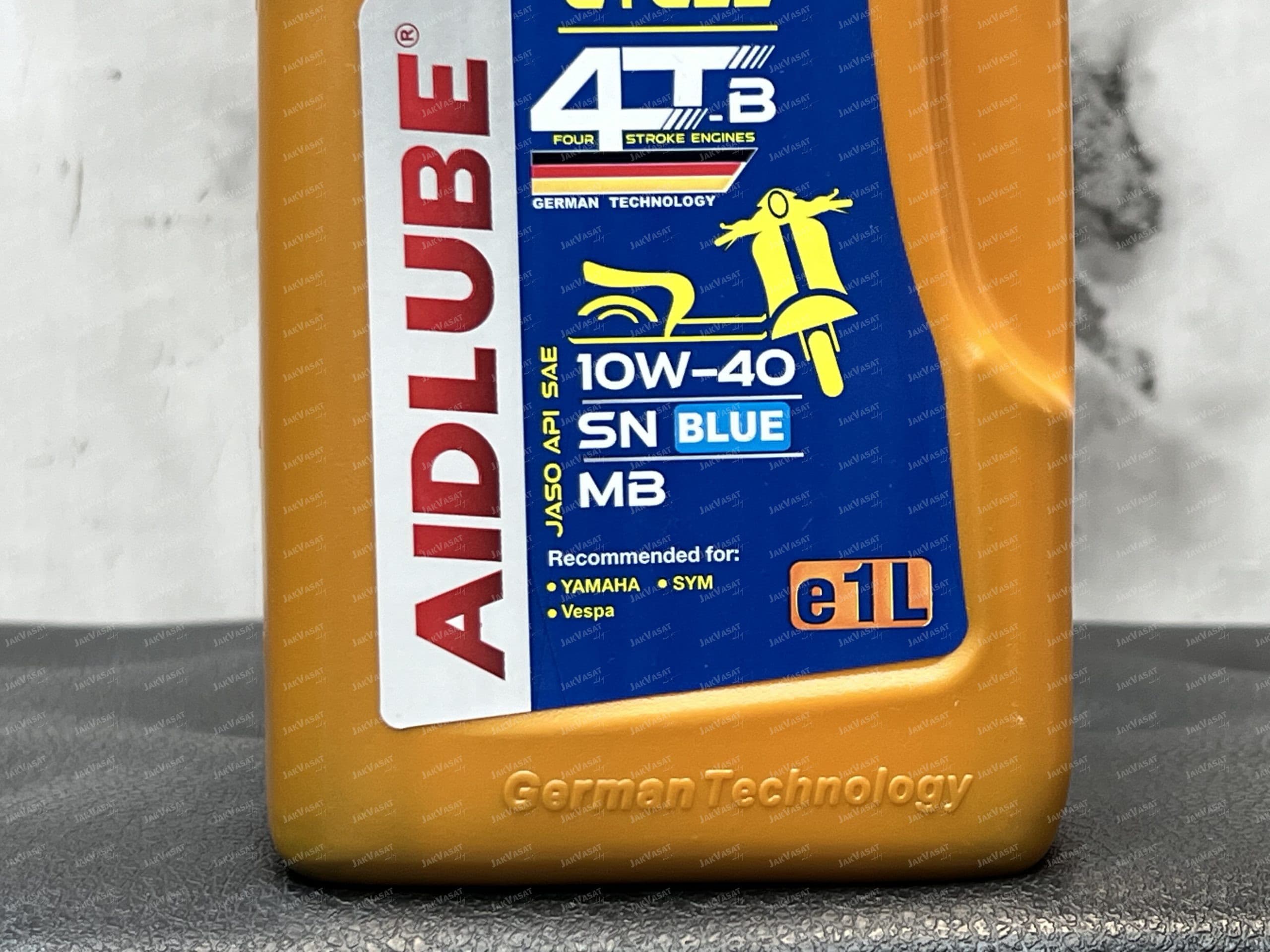 روغن موتور ایدلوب 10W40 مخصوص موتورهای اسکوتر AIDLUBE فول سنتتیک SN / تحت لیسانس ایدلوب آلمان / اصل کد 201384 — تصویر ۴