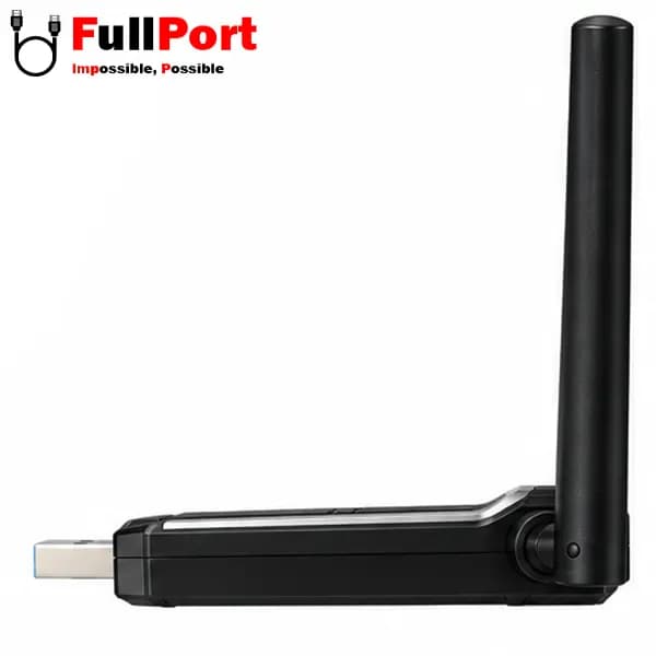 کارت شبکه بی‌سیم USB 3.0 کی‌نت پلاس مدل KP-DUW18002DB Wi-Fi 6 AX1800 — تصویر ۴